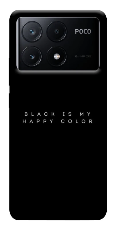 Чохол на Xiaomi Poco X6 Black color фото 1 з 1