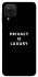 Чехол на Samsung Galaxy A12 Privacy is luxury фото 1 из 1