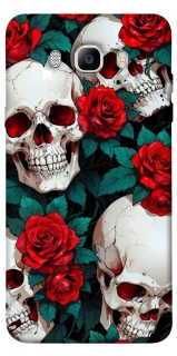Чохол на Samsung J510F Galaxy J5 (2016) skull and rose фото 1 з 1