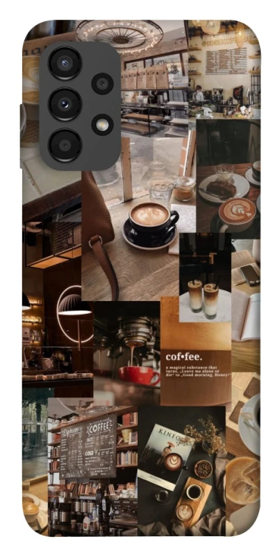 Чохол на Samsung Galaxy A13 4G Coffee collage ver.2 фото 1 з 1