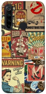 Чохол на Xiaomi Redmi Note 8 Retro collage ver.2 фото 1 з 1