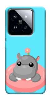 Чехол на Xiaomi 14 Pro Adopt Me Hippo Floatie фото 1 из 1