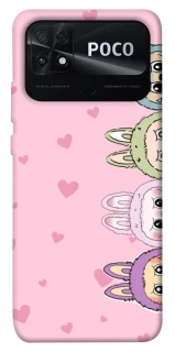 Чехол на Xiaomi Poco C40 All Labubu 4 фото 1 из 1