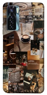 Чехол на TECNO Camon 17 Pro Coffee collage ver.2 фото 1 из 1