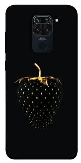 Чохол на Xiaomi Redmi Note 9 / Redmi 10X Чорна полуниця фото 1 з 1