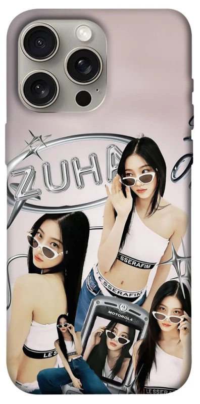 Чохол на Apple iPhone 15 Pro Max (6.7") Kazuha v2 - LE SSERAFIM фото 1 з 1