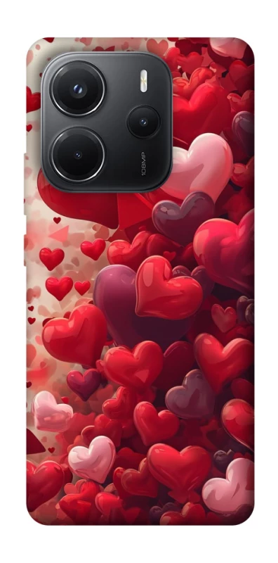Чохол на Xiaomi Redmi Note 14 4G (Int. version) Many hearts фото 1 з 1