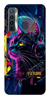 Чохол на TECNO Camon 17 Cyber Cat v2 фото 1 з 1