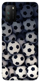 Чохол на Xiaomi Poco M3 Футбольні м'ячи фото 1 з 1