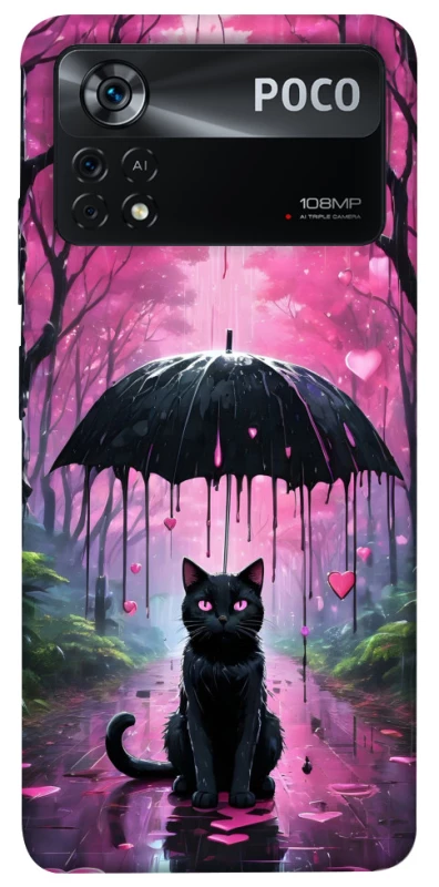 Чохол на Xiaomi Poco X4 Pro 5G Black cat фото 1 з 1