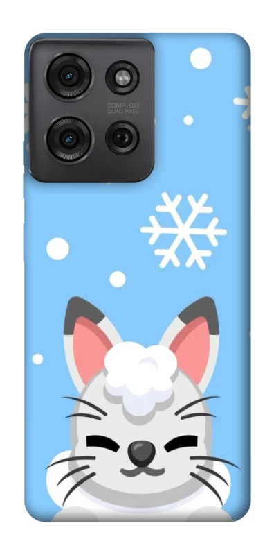 Чохол на Motorola Moto G75 Adopt Me Snow Kitty Smile фото 1 з 1