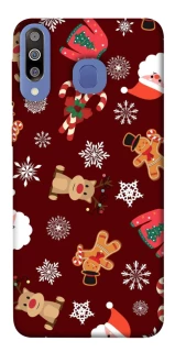 Чехол на Samsung Galaxy M30 Новогодний v6 фото 1 из 1