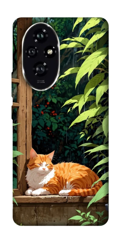 Чохол на Honor 200 red cat фото 1 з 1