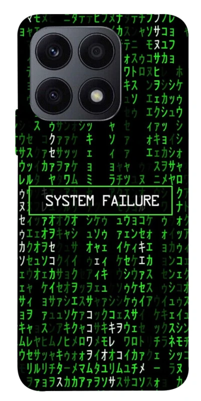 Чохол на Huawei Honor X8a Matrix system failure фото 1 Чохол на Huawei Honor X8a Matrix system failure фото 1 з 1