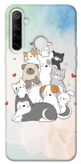 Чохол на Realme 6i Funny Pets ver.2 фото 1 з 1