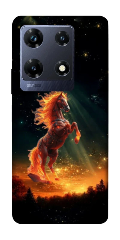Чехол на Infinix Note 30 Pro Red Fire Horse ver.2 фото 1 из 1