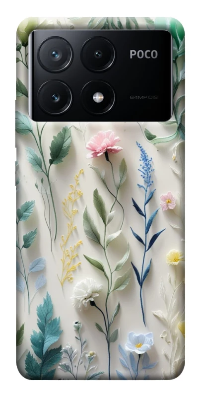 Чехол на Xiaomi Poco X6 Floral design ver.3 фото 1 из 1