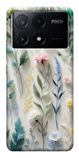 Чохол на Xiaomi Poco X6 Floral design ver.3 фото 1 з 1