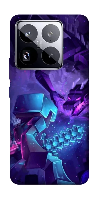 Чехол на Xiaomi 15 Pro Minecraft dragon фото 1 из 1