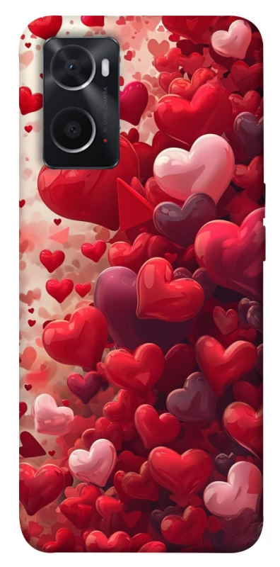 Чехол на Oppo A76 4G Many hearts фото 1 из 1