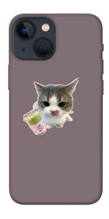 Чохол на Apple iPhone 13 mini (5.4") cat matcha фото 1 з 1