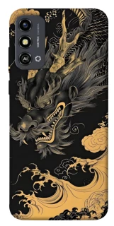 Чохол на ZTE Blade A53 gold dragon фото 1 з 1