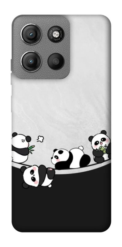 Чохол на Motorola Moto G15 Power Four pandas фото 1 з 1