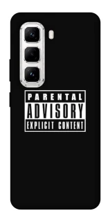 Чохол на Infinix Hot 50 Pro Parental Advisory Label фото 1 Чохол на Infinix Hot 50 Pro Parental Advisory Label фото 1 з 1