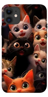 Чохол на Apple iPhone 11 (6.1") happy cats фото 1 з 1