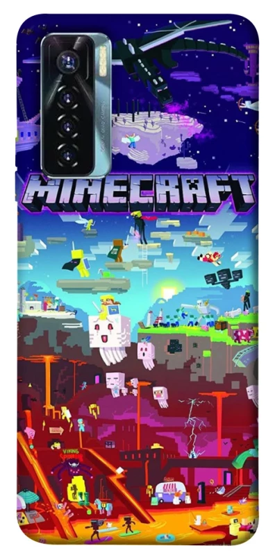 Чохол на TECNO Camon 17 Pro Minecraft world фото 1 з 1