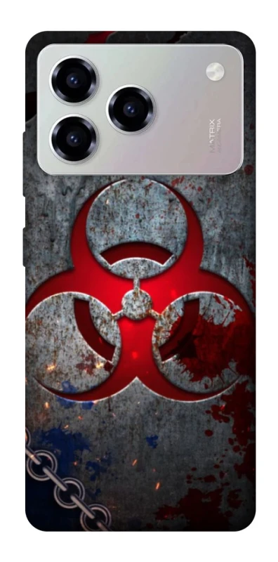 Чехол на ZTE Blade A76 Радиация v3 фото 1 из 1