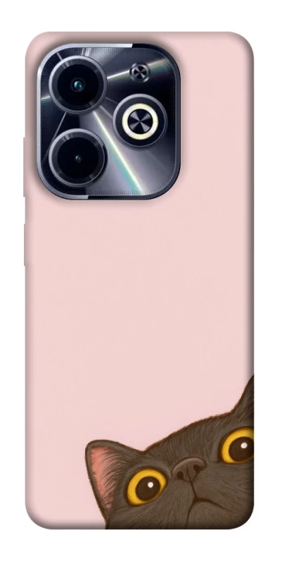 Чохол на Infinix Hot 40i Peeping cat фото 1 з 1