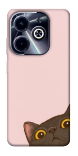 Чохол на Infinix Hot 40i Peeping cat фото 1 з 1