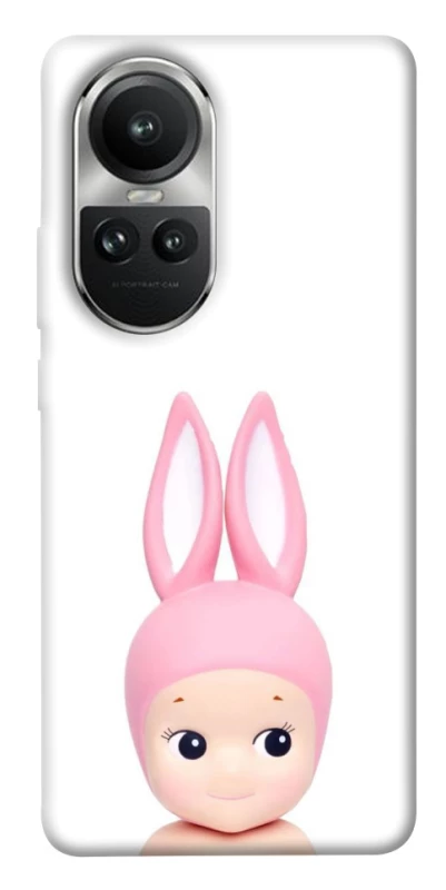 Чохол на Oppo Reno 10 Minimal Bunny Peek фото 1 з 1