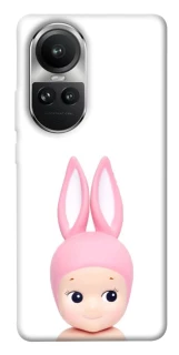Чехол на Oppo Reno 10 Minimal Bunny Peek фото 1 из 1