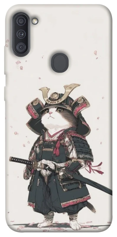 Чохол на Samsung Galaxy A11 Samurai Cat Warrior фото 1 з 1