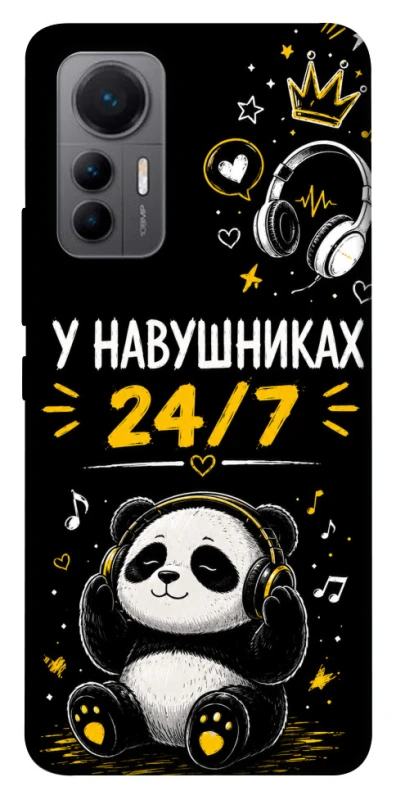 Чехол на Xiaomi 12 Lite У навушниках 24/7 фото 1 из 1