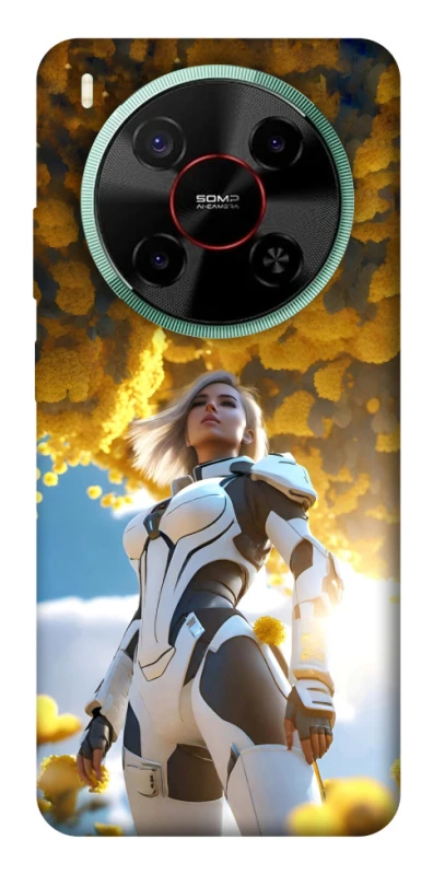 Чохол на ZTE Nubia V70 Max Cyber space girl ver.3 фото 1 з 1
