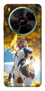 Чехол на ZTE Nubia V70 Max Cyber space girl ver.3 фото 1 из 1