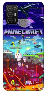 Чехол на ZTE Blade A52 Minecraft world фото 1 из 1