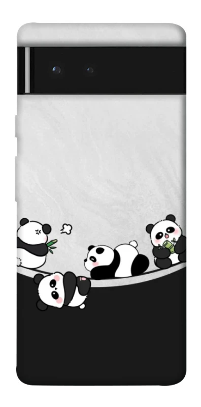 Чохол на Google Pixel 6 Four pandas фото 1 з 1