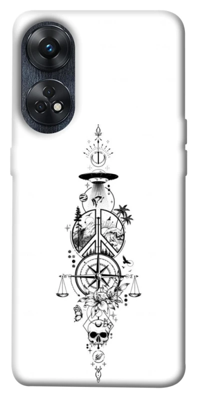 Чохол на Oppo Reno 8T 4G Tattoo ver.7 фото 1 з 1