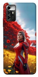 Чохол на ZTE Blade A72 Cyber space girl ver.5 фото 1 з 1