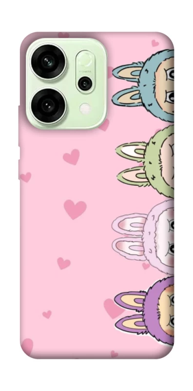 Чохол на Oppo Reno 14 All Labubu 4 фото 1 з 1