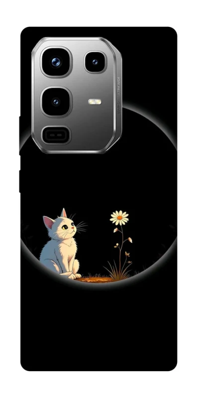 Чехол на Infinix Note 50 Pro Cat and flower фото 1 из 1