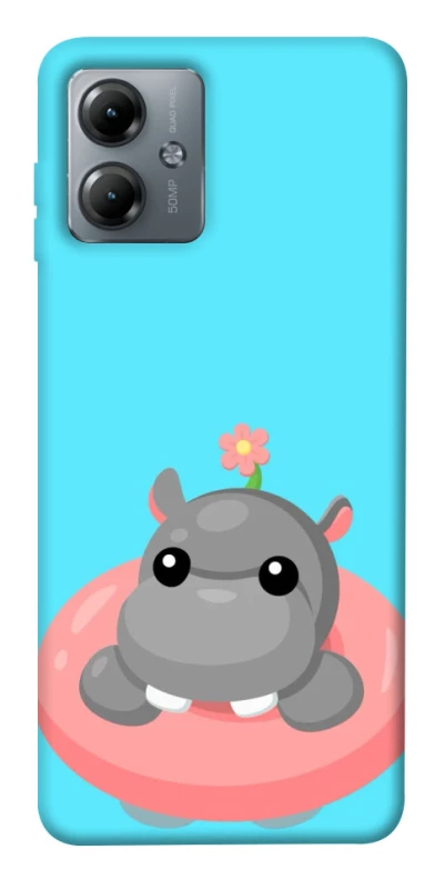 Чохол на Motorola Moto G14 Adopt Me Hippo Floatie фото 1 з 1