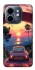 Чехол на Infinix Smart 9 4G / Hot 50i Porsche at sunset фото 1 из 1