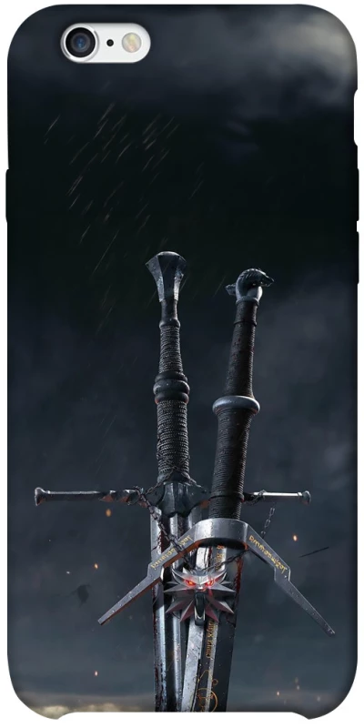 Чехол на Apple iPhone 6/6s plus (5.5") Мечи Ведьмака фото 1 из 1