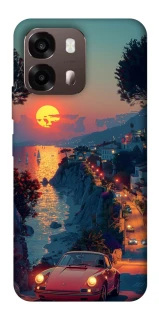 Чехол на Oppo A6 Porsche sunrise фото 1 из 2