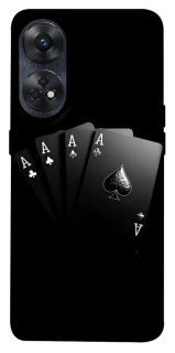 Чехол на Oppo Reno 8T 4G Black Cards фото 1 из 1